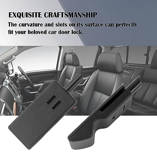 KIFIDAN Car Door Lock Knobs,Interior Front or Rear Car Door Lock Cover Buckle Compatible with GMC Sierra Chevy Silverado Cadillac Escalade,Car Accessories Replacement OEM#15844616(2PCS) - Image 5