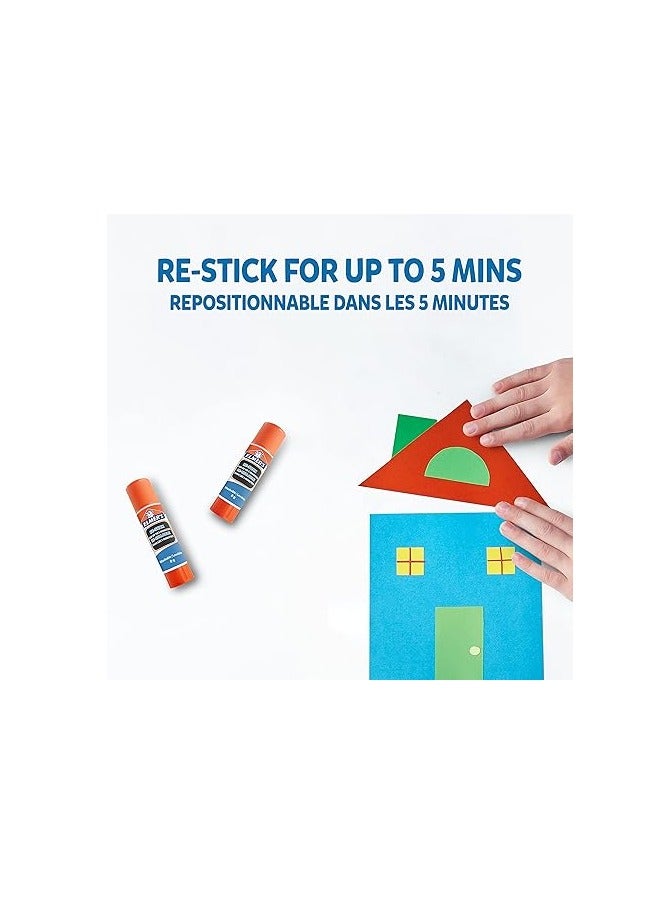 إلميرز إلمرز ري ستيك 8 جرام عصا صمغ قابلة للغسل، عبوة من 10 قطع - Image 3