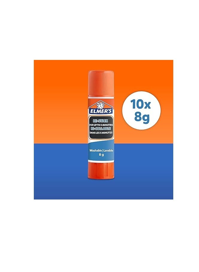 إلميرز إلمرز ري ستيك 8 جرام عصا صمغ قابلة للغسل، عبوة من 10 قطع - Image 5