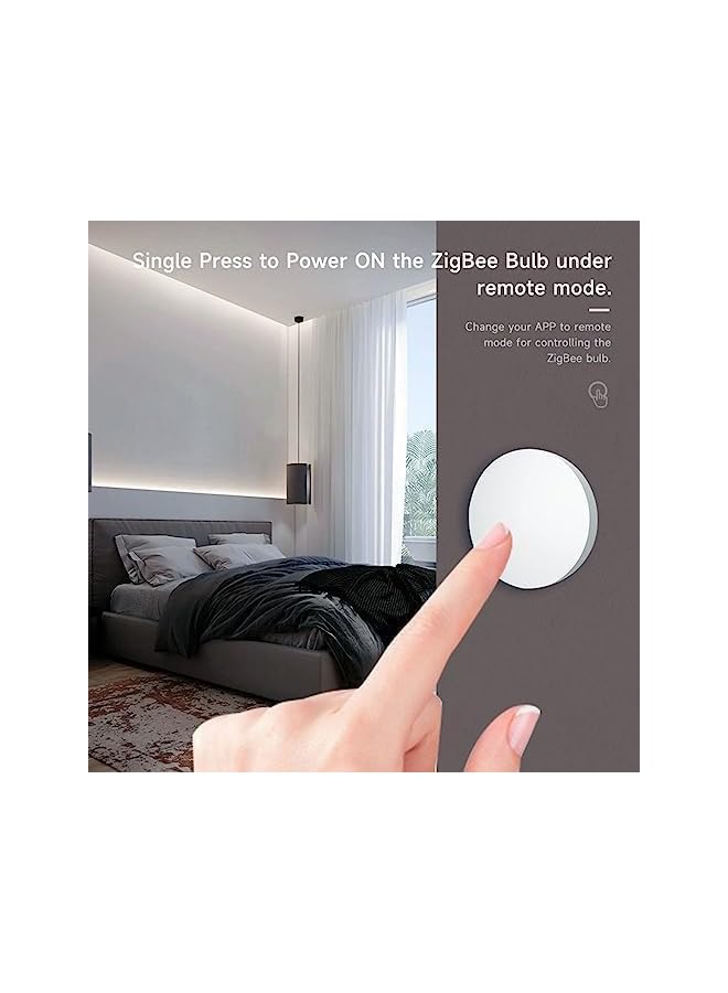 promass ZigBee 3.0 Smart Remote Button Tuya Scene Remote, Need Zigbee Hub, Smart Switch ZigBee Remote Work with Tuya Smart Life APP (1) - Image 3