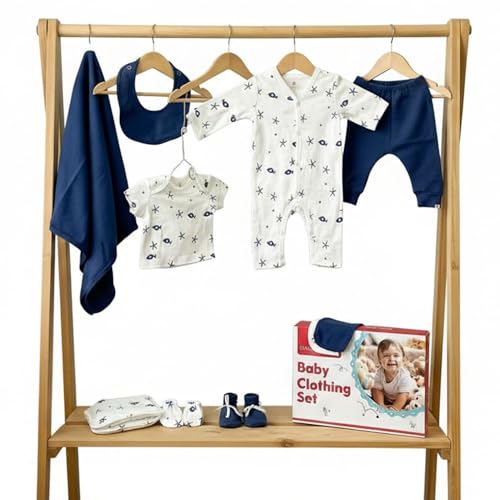 StarAndDaisy New Born Baby Clothes 0-6 Months Gift Set of 12 / Soft Pure Cotton Baby Gifts Newborn/Perfect Newborn Baby Gift Set for Boys & Girls - Image 1