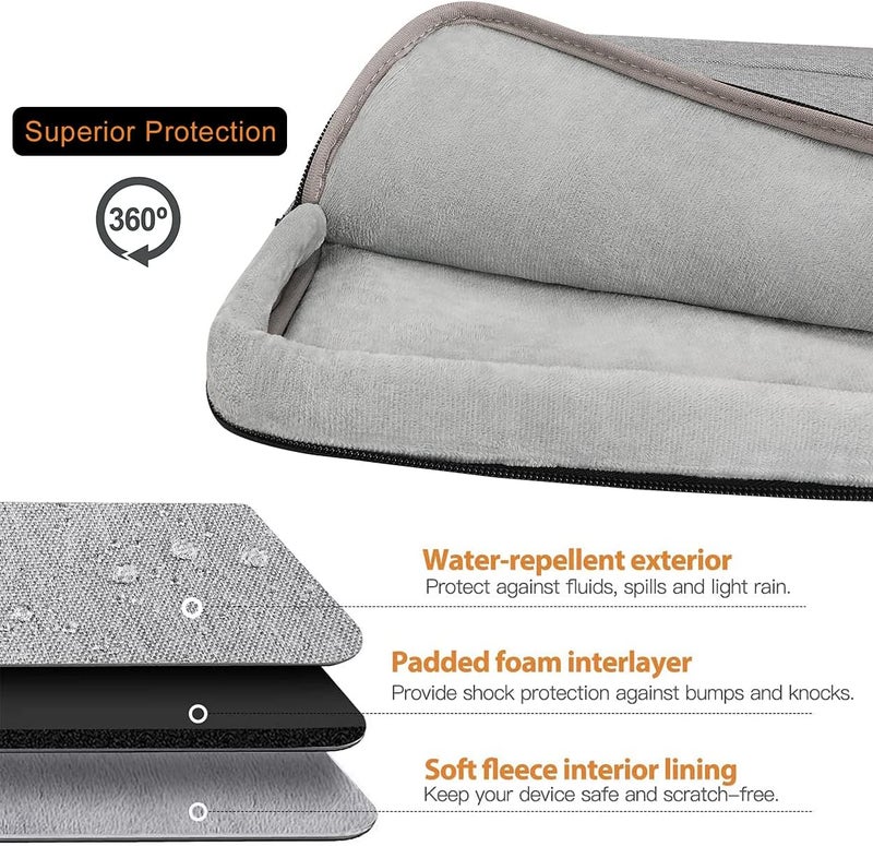 Gocokia Laptop Shoulder Briefcase Sleeve for 12.9-14.1 inch Notebook Bag - Image 3
