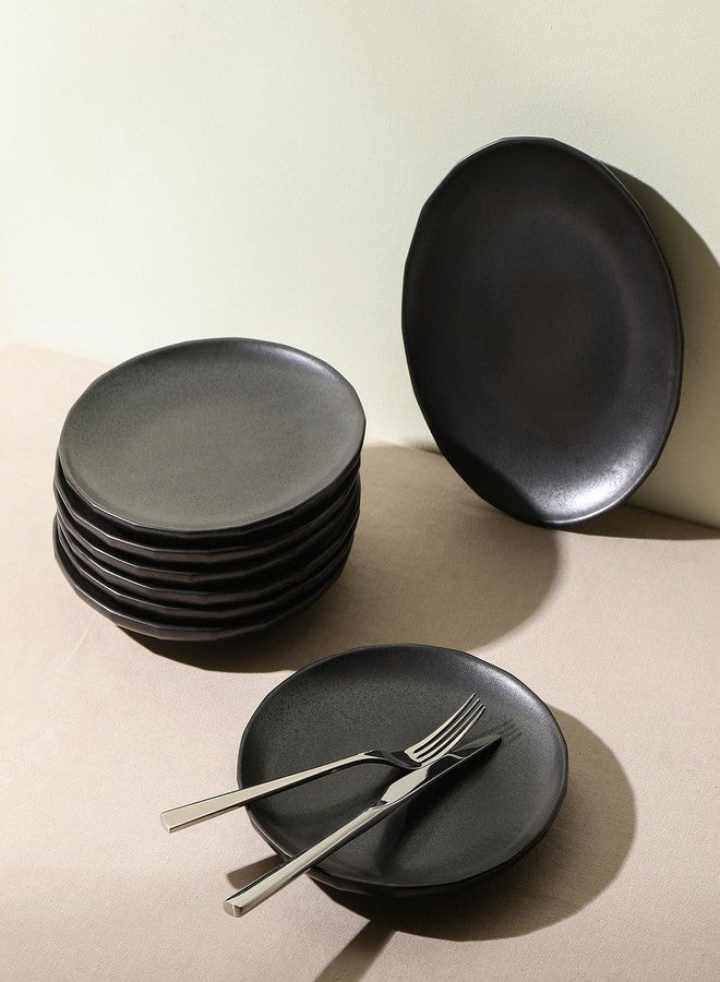 Stone Lain Rio 4-Piece Dinner Plate Set Stoneware, Black - Image 2