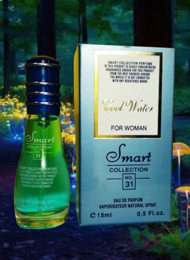 Smart collection 10 Pieces Cool Water Number 31 Perfume 15ML - Image 2