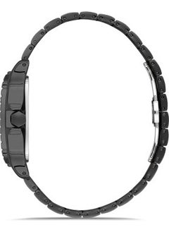 FERRO Quartz Steel Black Angular Case 40 mm Men's Wristwatch  - Image 2