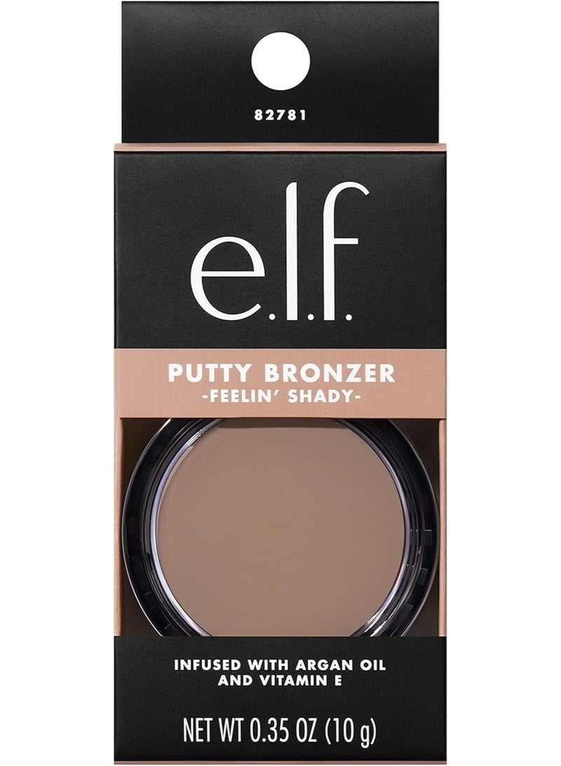 إلف برونزر بوتي، تركيبة كريمية غنية بالتصبغ، تمنح توهجًا برونزيًا يدوم طويلًا، غني بزيت الأرغان وفيتامين هـ، يمنحك شعورًا بالظل، 0.35 أونصة (10 جم) (عبوة من قطعة واحدة) - Image 2