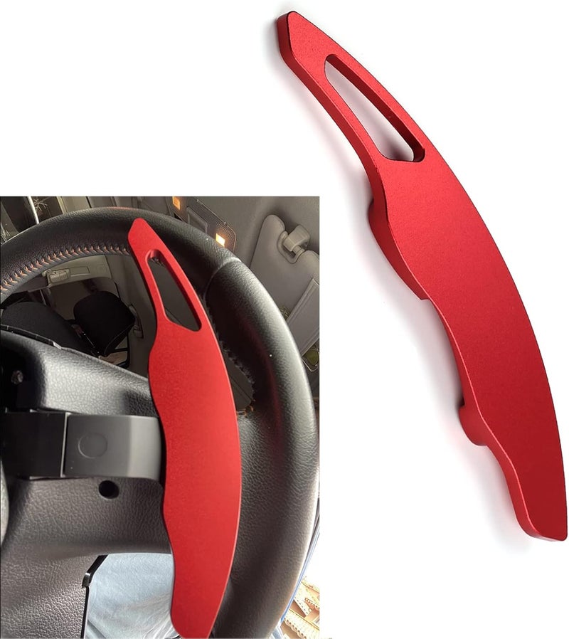 CKE Compatible with Subaru Crosstrek Forester Outback Impreza Legacy Ascent WRX BRZ Scion FR-S GT86 Accessories Car Paddle Shifter Extension Shift Paddle Cover Trims -Red - Image 5