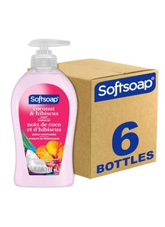 Softsoap Coconut & Hibiscus Scent Hydrating Liquid Hand Soap, Liquid Hand Soap, 11.25 Fl Oz (Pack of 6) - pzsku/Z09C3A8347F2DD876157DZ/45/_/1740598982/bef367f2-36db-44e1-86c3-6ef028cf3a55