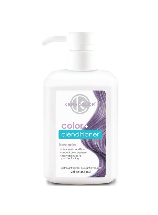 KERACOLOR Clenditioner Lavender Hair Dye Semi Permanent Hair Color Depositing Conditioner Crueltyfree 12 Fl. Oz. - Image 1