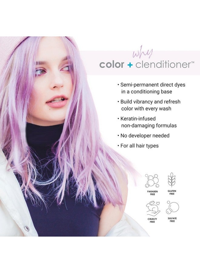 KERACOLOR Clenditioner Lavender Hair Dye Semi Permanent Hair Color Depositing Conditioner Crueltyfree 12 Fl. Oz. - Image 2