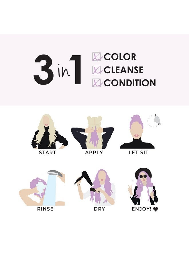 KERACOLOR Clenditioner Lavender Hair Dye Semi Permanent Hair Color Depositing Conditioner Crueltyfree 12 Fl. Oz. - Image 3