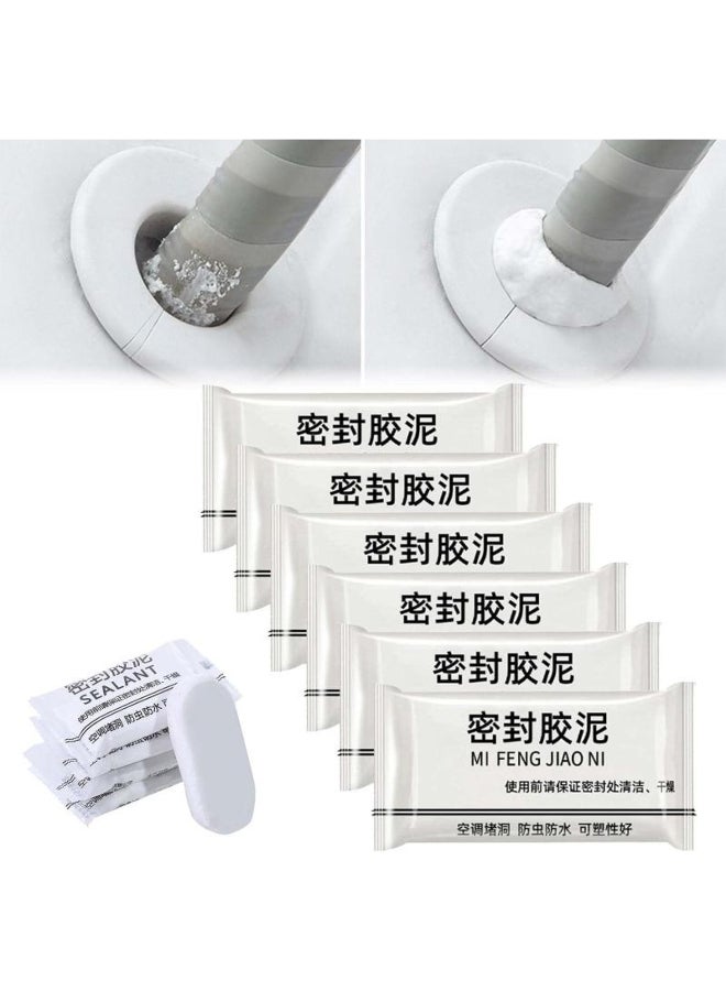 New Type Waterproof Sealant Mastic Super Diamond Mudseal, Waterproof Sealing Clay Waterproof Putty Sealant Quick Wall Mending Mud for Drain Connection 