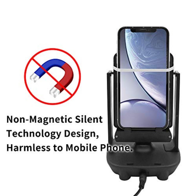 Steps Counter Compatible for Pokemon Go, Cellphone Accessories Pedometer, USB Cable Mute Automatic Swing Hatching Eggs Quick Steps Earning Device Support 2 Phones Black - Image 5