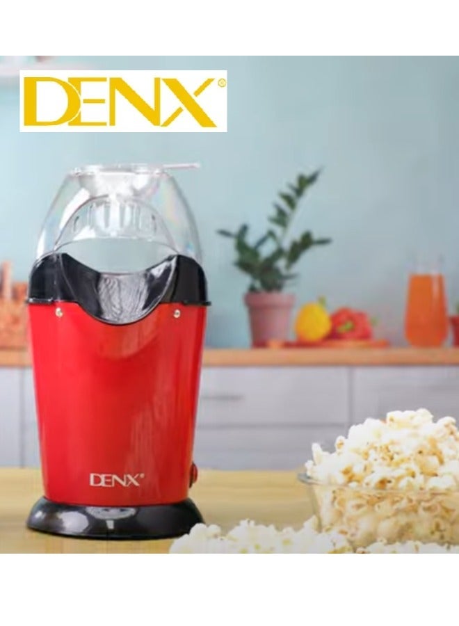 Denx Healthy 1100W hot air popcorn maker without oil DX2089 - Image 2