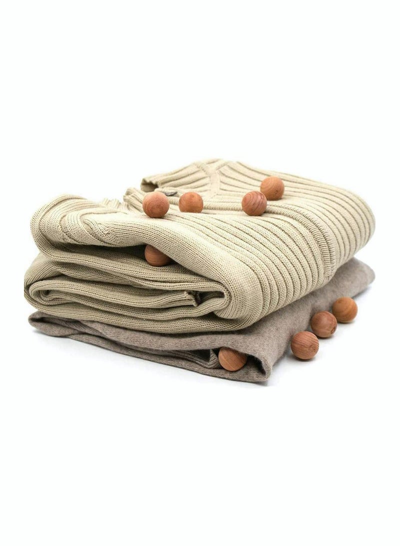 Zikra 50 Cedar Wood Anti Moth Repellent Balls Drawer Fresheners - Image 3