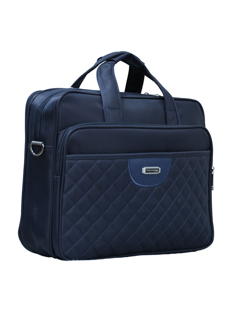 Waves Men's laptop shoulder bags with adjustable strap - Image 3