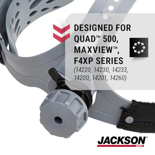 Jackson Safety 20695 Replacement 370 Speed Dial Face Shield Headgear, Fits Quad500 Model 14260 - Image 3