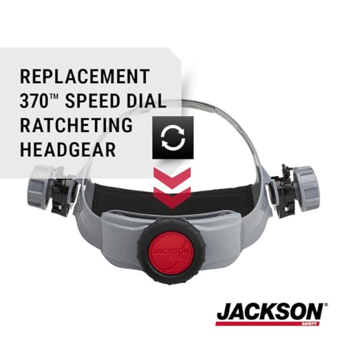 Jackson Safety 20695 Replacement 370 Speed Dial Face Shield Headgear, Fits Quad500 Model 14260 - Image 2