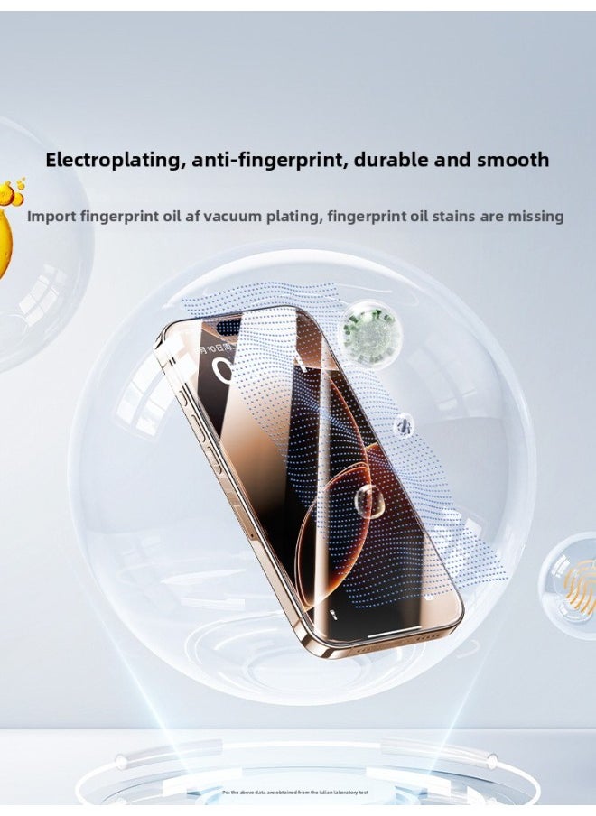 Generic For Iphone13/16 Tempered Film For Iphone 15Pro Max Mobile Phone Film 16Pro Max X Full Screen 14-Colour:✅[ultra-clear 9d丨full Screen Full Coverage 3 Times Anti-fingerprint] 2 Pieces—free Film Applicator + Damage Compensation Guarantee-Size:For Iphone Xs Max  - Image 3