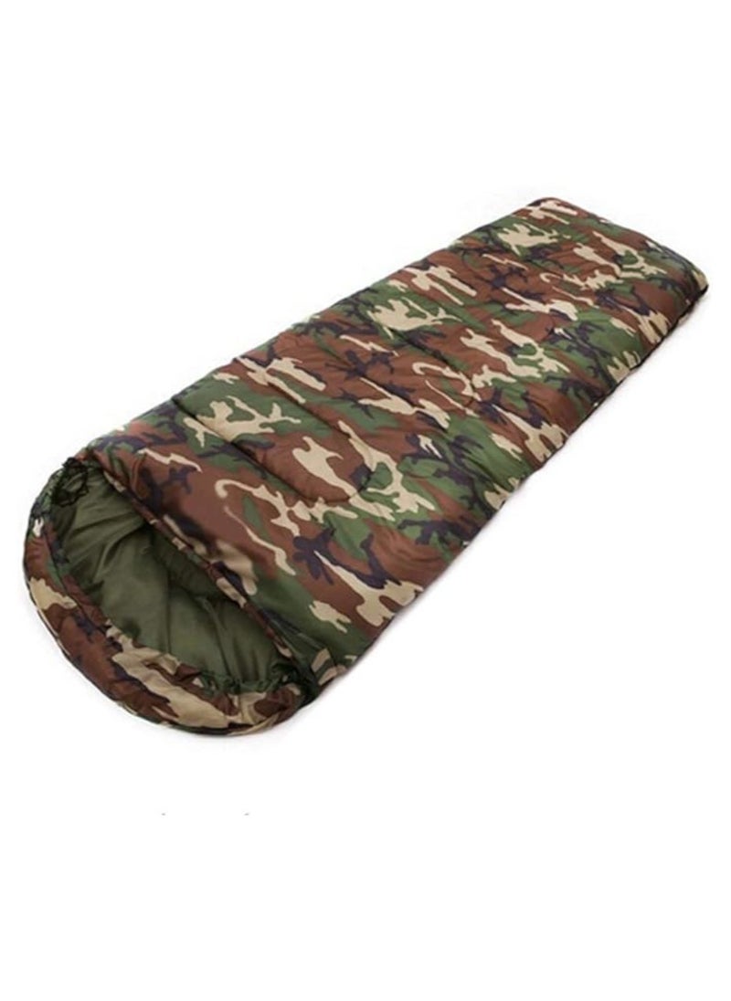 Cool Baby Style COOL BABY  Camping Sleeping Bag  Lightweight Cotton Sleeping Bag 185cmx75cm with Compression Bag  - Image 1