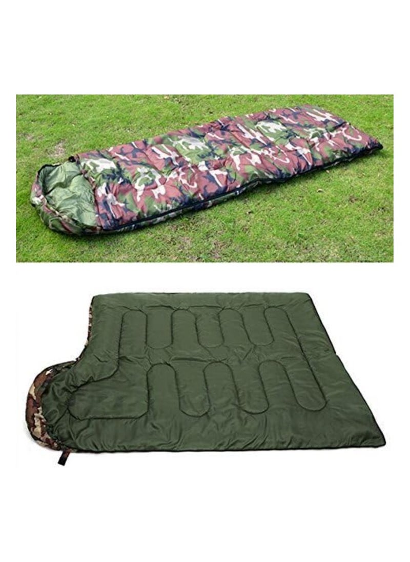 Cool Baby Style COOL BABY  Camping Sleeping Bag  Lightweight Cotton Sleeping Bag 185cmx75cm with Compression Bag  - Image 3