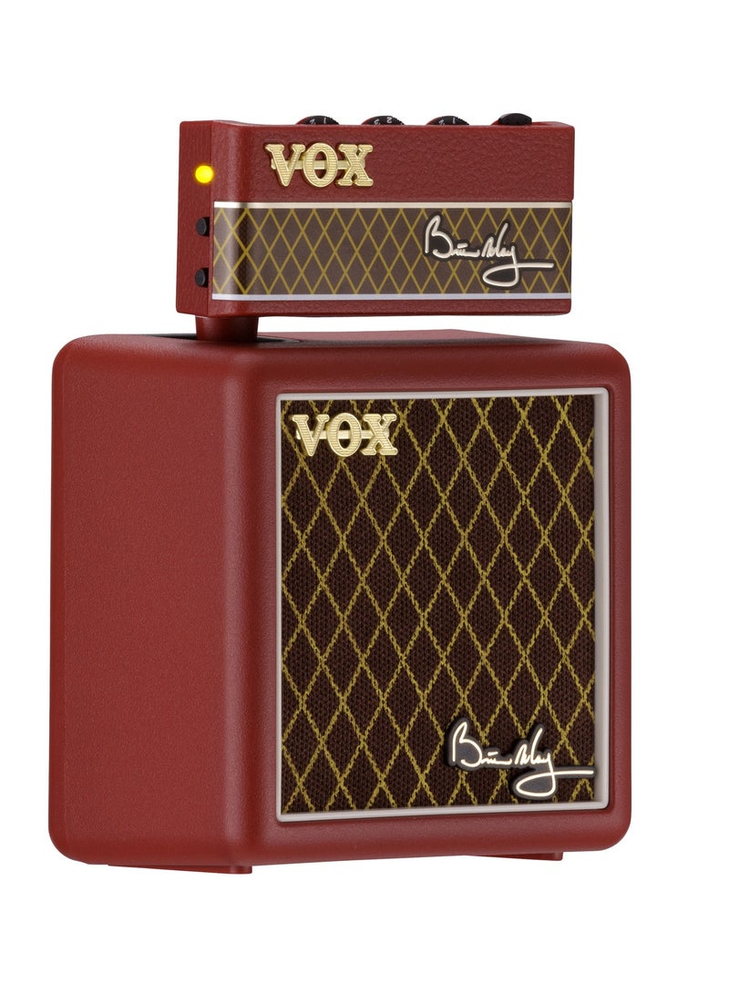 VOX AP-BM-SET Brian May Signature Series amPlug Guitar Amp Set | 2W | Headphone Amp | Limited Edition Collector's Set | Red - Image 3