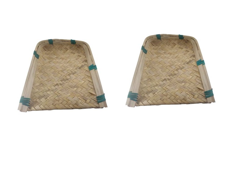 advancedestore medium Plain Bamboo SoopSupMuramMoram for Chhath Puja and Kitchen a 37cm37cm 2 - Image 1