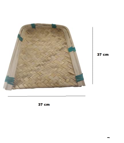 advancedestore medium Plain Bamboo SoopSupMuramMoram for Chhath Puja and Kitchen a 37cm37cm 2 - Image 2