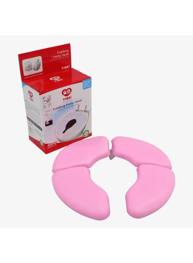 YuBi Bar Foldable Toilet Seat – Pink - Image 1