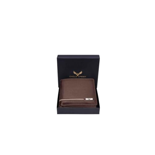 Eagle Crest Steven Coffee Brown/Sand Leather Wallet for Men - Image 1