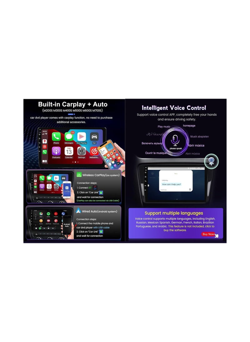 شيزا ستار ستيريو سيارة أندرويد لتويوتا CHR 2016 2017 2018 2019 2020 2 جيجابايت رام 32 جيجابايت روم 9 بوصة يدعم أبل كاربلاي، ميرورلينك واي فاي BT، شاشة تعمل باللمس IPS مع كاميرا احتياطية متضمنة - Image 5