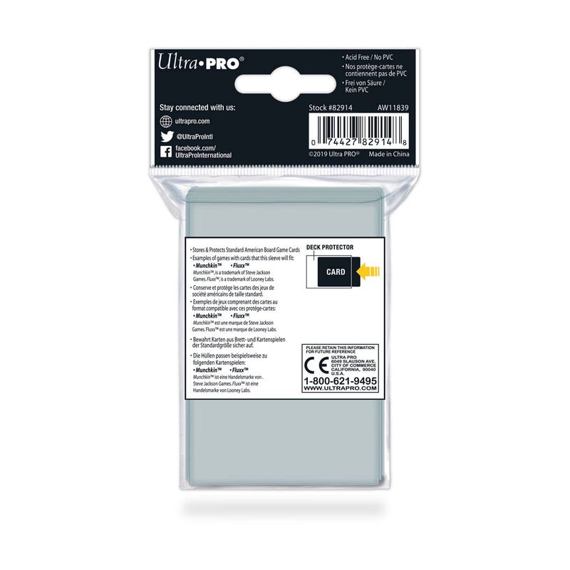 Ultra Pro 56mm X 87mm Standard American Board Game Sleeves 50ct - Image 2