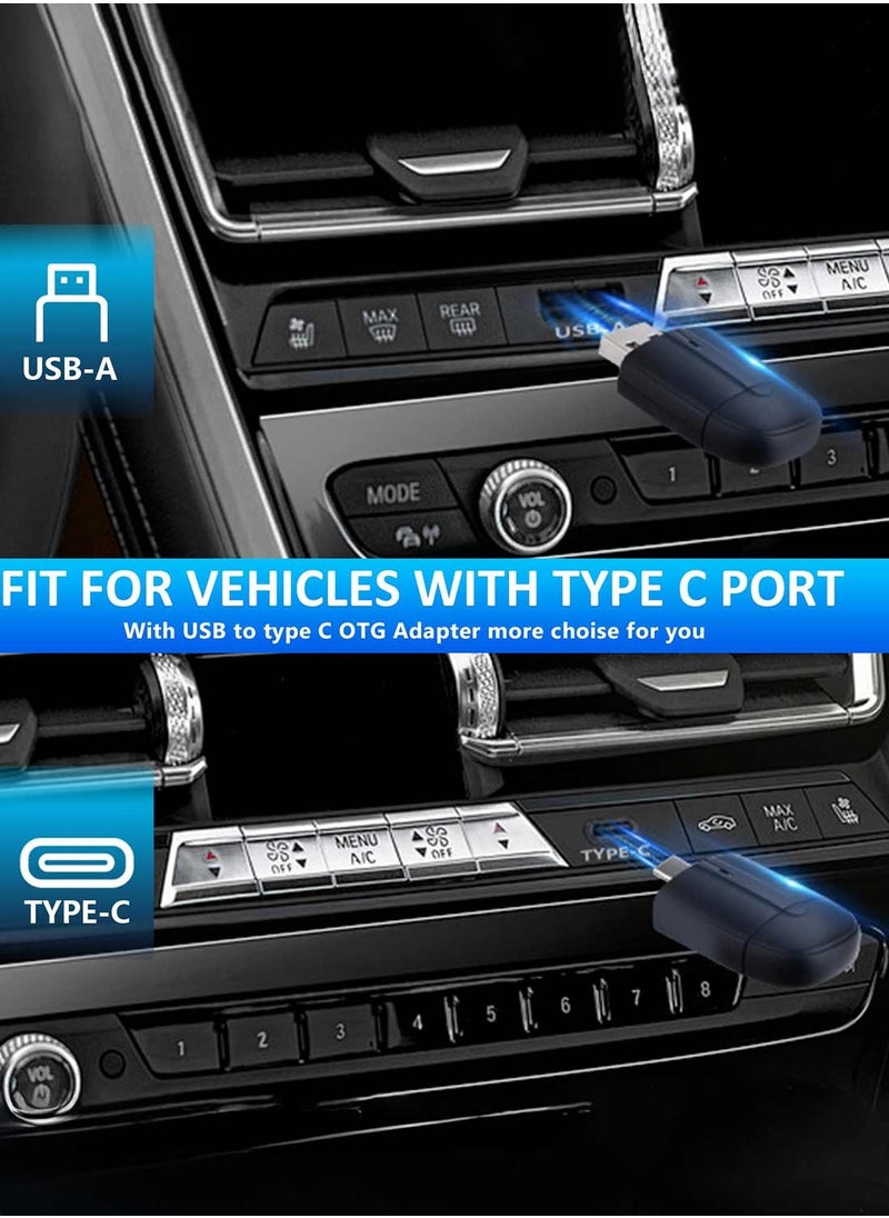 ديقيساند محول Apple CarPlay اللاسلكي، يحول CarPlay السلكي إلى لا سلكي باستخدام مفتاح USB، محول CarPlay لاسلكي مزدوج الرأس لأنظمة أندرويد أوتو، محول CarPlay عبر البلوتوث للآيفون/أندرويد  - Image 2