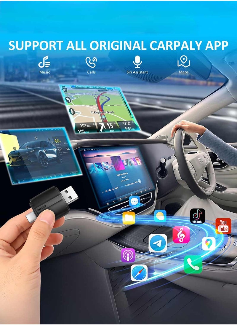 ديقيساند محول Apple CarPlay اللاسلكي، يحول CarPlay السلكي إلى لا سلكي باستخدام مفتاح USB، محول CarPlay لاسلكي مزدوج الرأس لأنظمة أندرويد أوتو، محول CarPlay عبر البلوتوث للآيفون/أندرويد  - Image 4