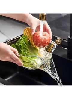 Generic Multi-Functional Acrylic Sieve Drainage Set: Includes A Versatile Funnel-Integrated Draining Tray Suitable For Kitchens And Bathrooms Alike  - Image 2