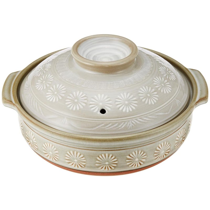 TIKUSAN Donabe وعاء ساخن ياباني من أدوات بانكو مصنوع في اليابان (6 جرام (30 أونصة سائلة)) - Image 1
