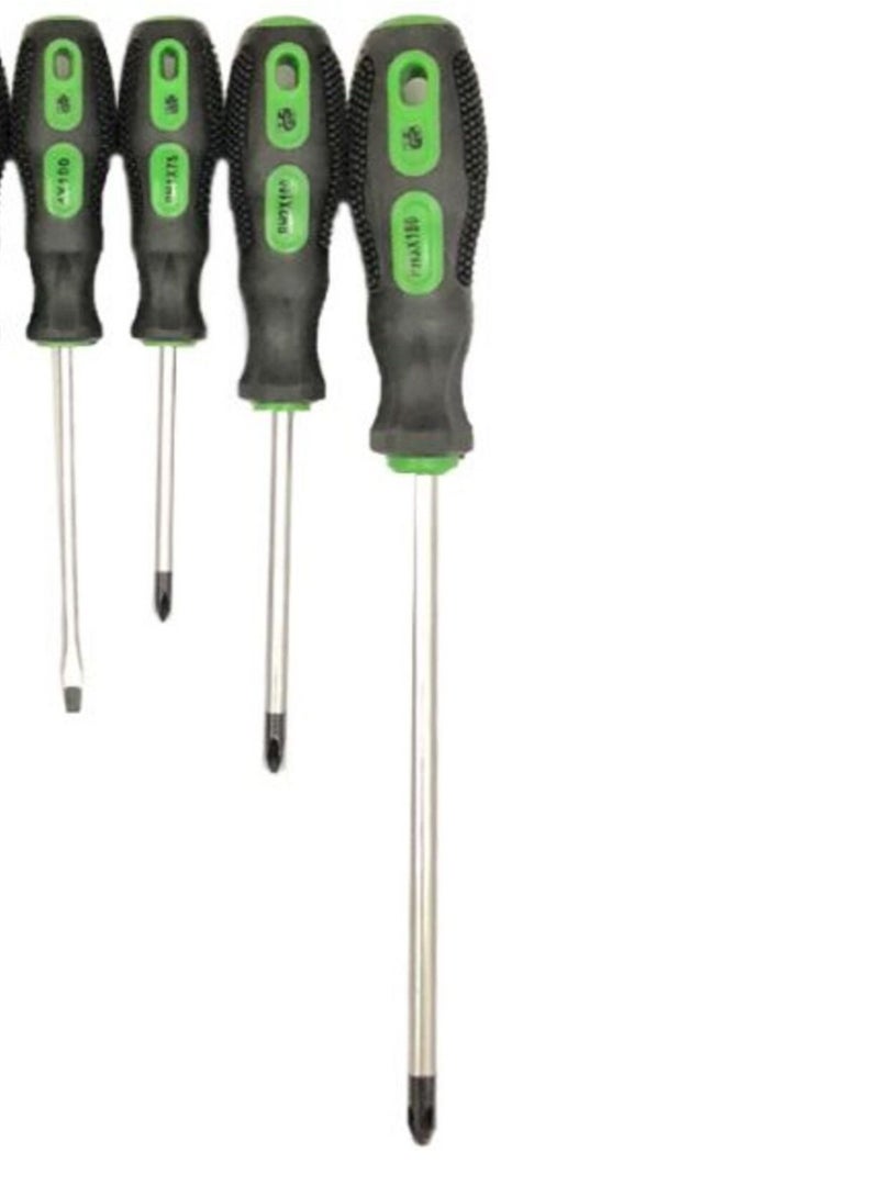 7 Piece Insulated Magnetic Screwdriver Set with Soft Handles - Image 2