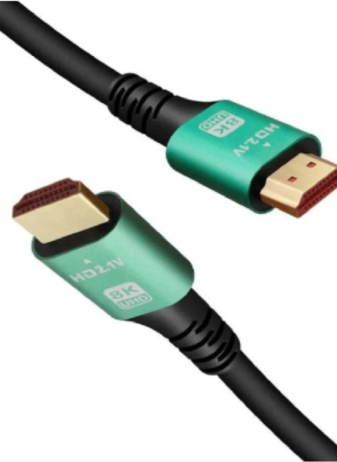 Generic FULLY 8k Ultra HD2.1v Premium High Speed HDMI Cable 1.5 Meters, Support 4K@120Hz/60Hz, 8K@120Hz/60Hz  - Image 3