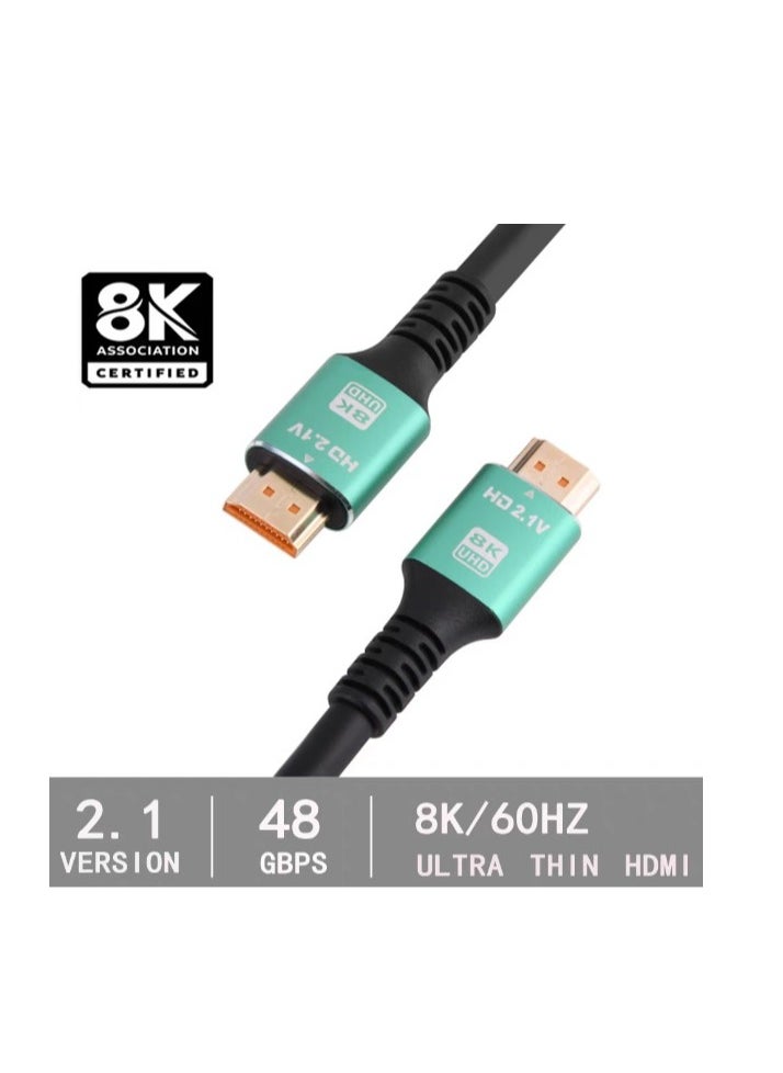 Generic FULLY 8k Ultra HD2.1v Premium High Speed HDMI Cable 1.5 Meters, Support 4K@120Hz/60Hz, 8K@120Hz/60Hz  - Image 5