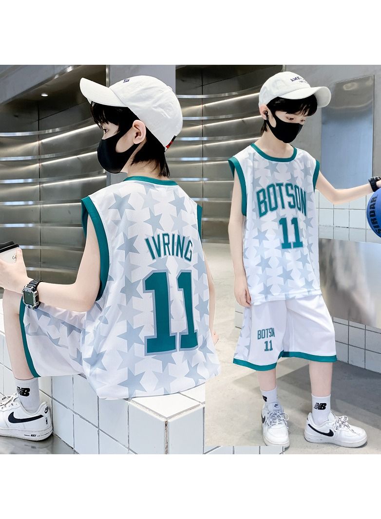 KUYING Unisex Children's Soccer Jersey Set  - Image 1
