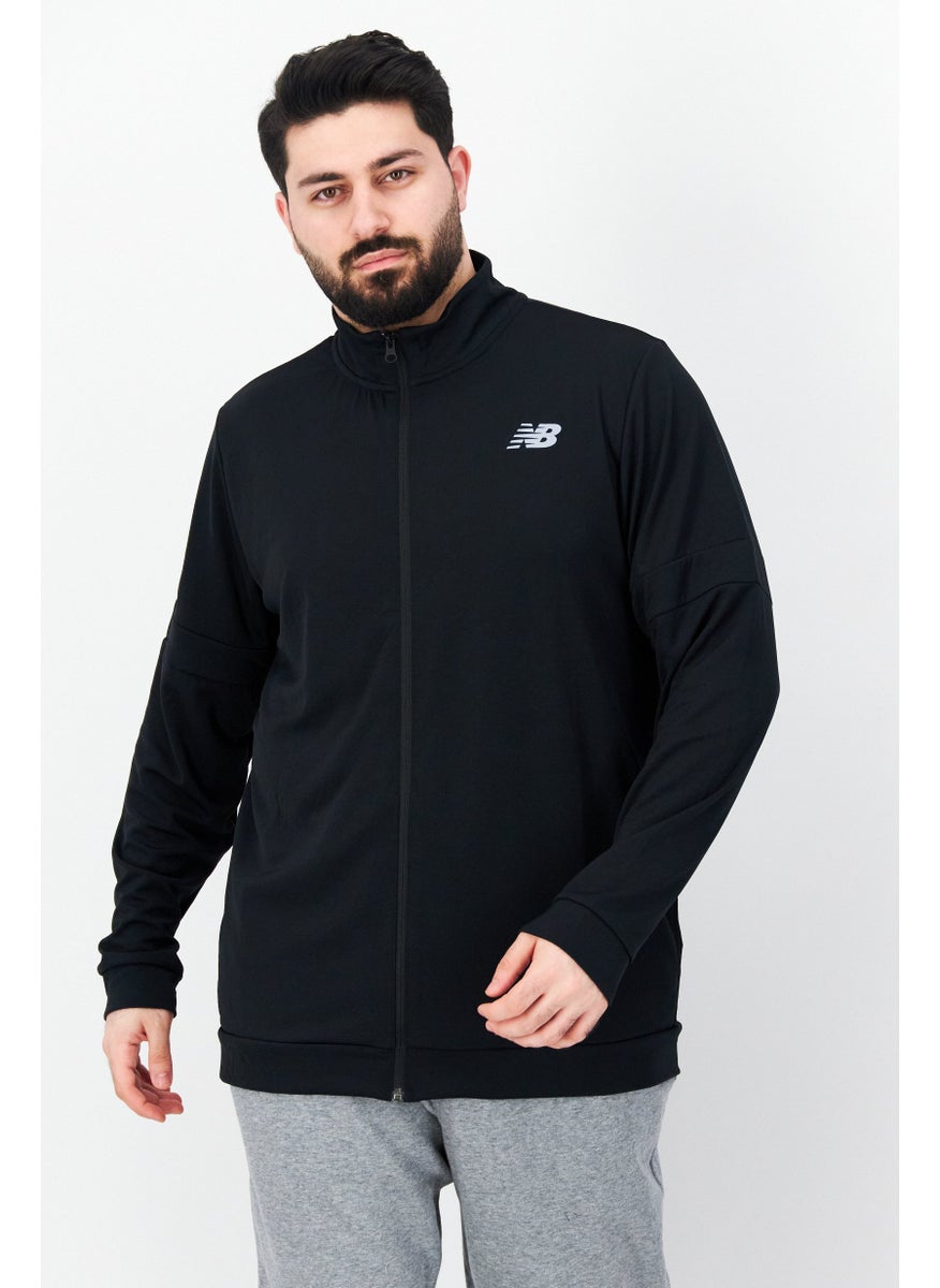 Men Sportswear Fit High Neck Long Sleeves Running Sweatshirt, Black - pzsku/Z09C4D5784B813BCF181BZ/45/_/1724350847/e3161d23-7840-4714-b552-48530edf67e3