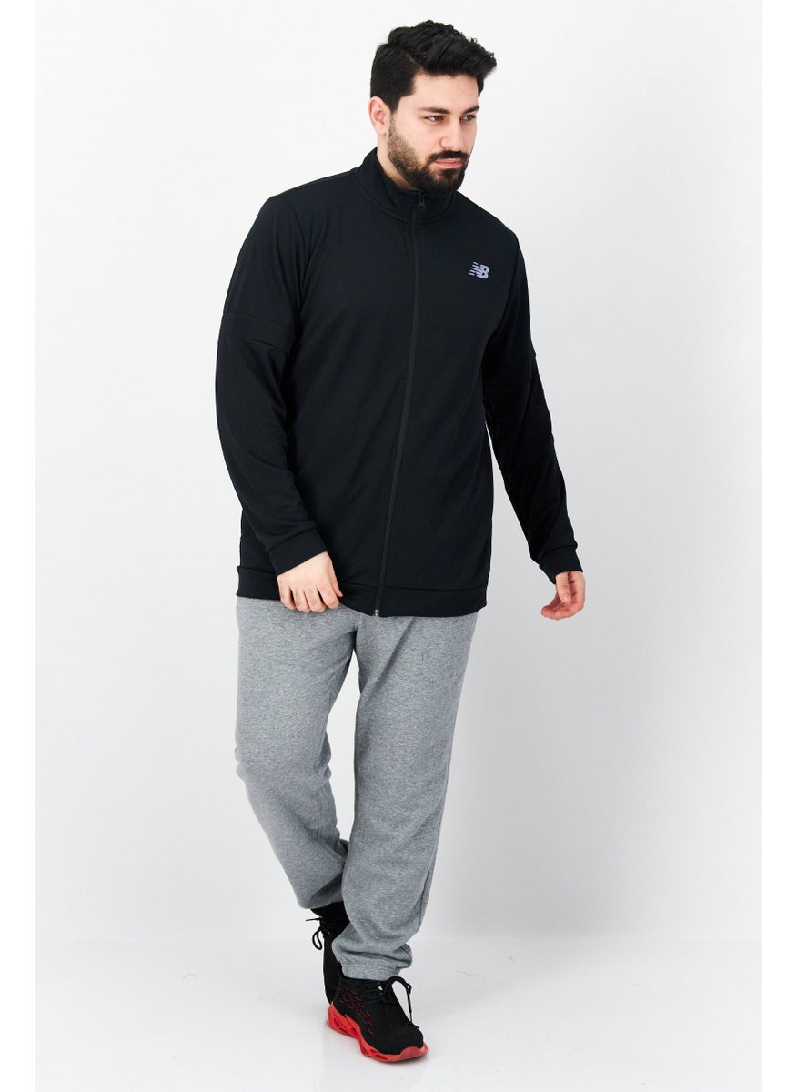 Men Sportswear Fit High Neck Long Sleeves Running Sweatshirt, Black - pzsku/Z09C4D5784B813BCF181BZ/45/_/1731075001/5fbeaa37-d844-4671-88c7-f88cfe97effc