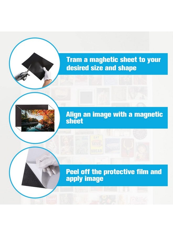 Corneria 10-Pack 8X10" Flexible Adaptive Magnetic Sheets, 20mil Stickers Sticker Roll Printable Magnet Paper, Weather-Resistant Craft Supplies for DIY, Indoor/Outdoor, Ideal for Decor and Organization - Image 5