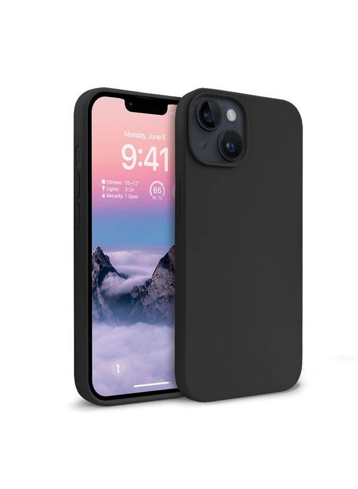 iPhone 14 Plus MagSafe Silicone Case with Screen Protector, Premium Protective Cover, Slim Shockproof Design, Supports Wireless Charging, 6.7 Inch - Image 1