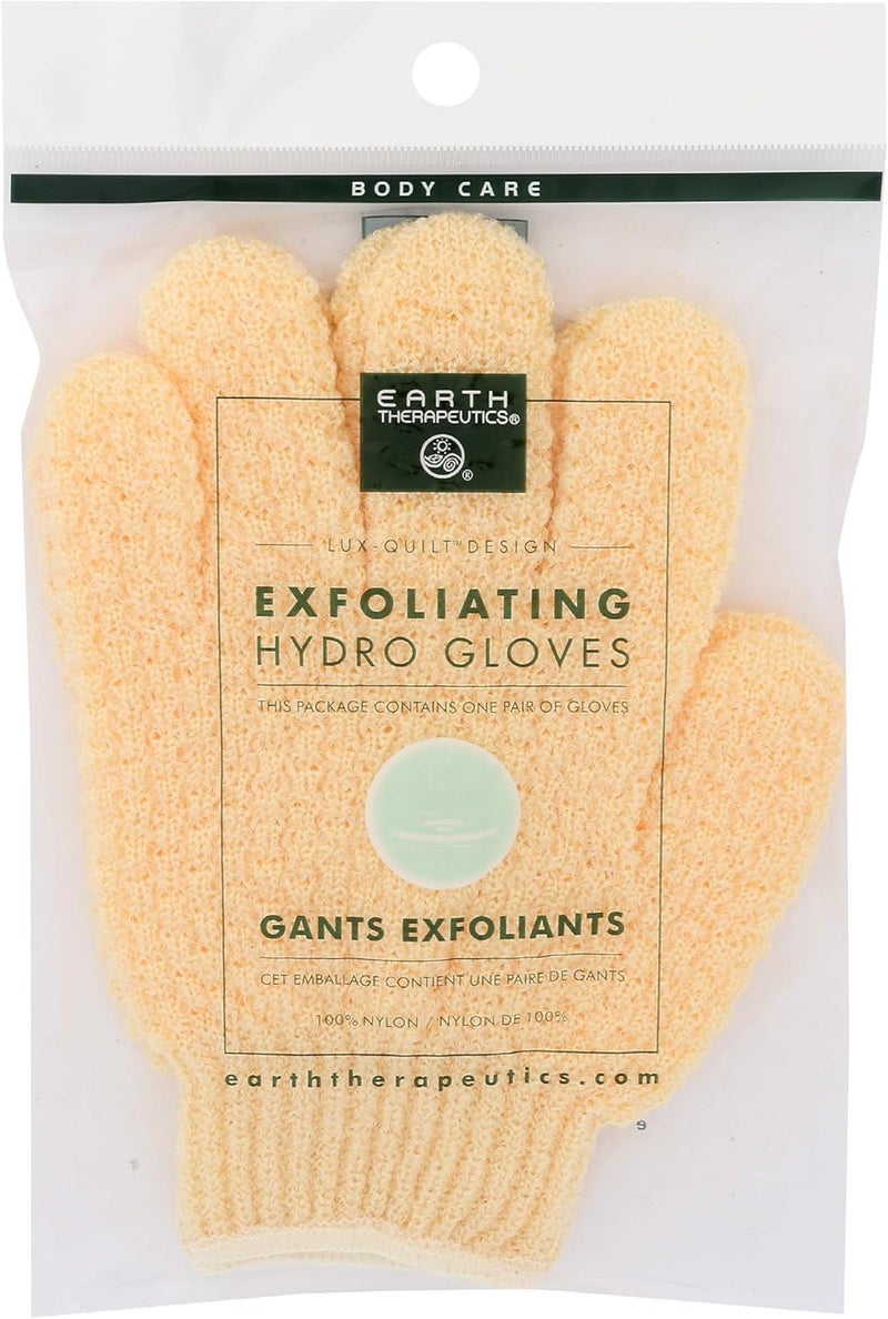 Earth Therapeutics Natural Hydro Exfoliating Gloves - 1 Pair - Image 1