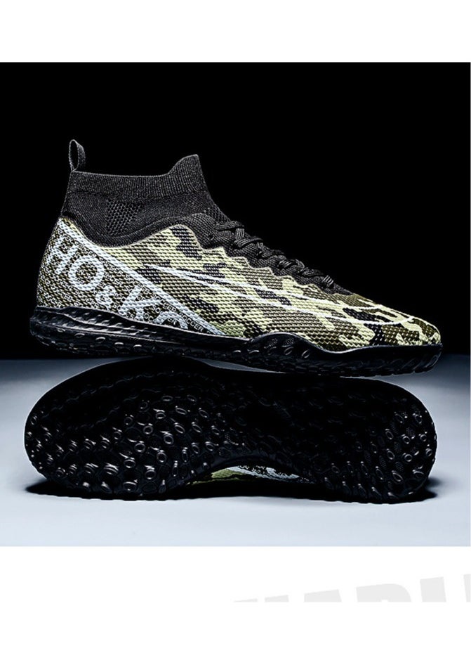 SKT Shiketro Football Shoes With High Tops, Broken Nails And Long Nails, Men's And Women's Actual Competition Training Shoes, Lace-Up Breathable Grass Sports Shoes, Outdoor Running Shoes  - Image 5