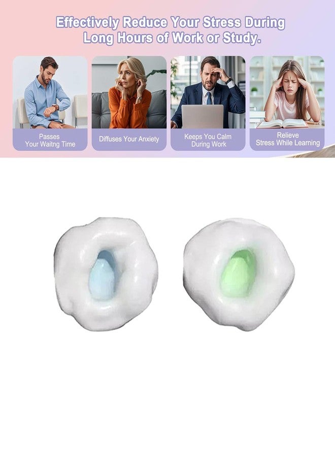 SQUISHCO 2pcs Taba Squishy Toy,Squishy Toy Set with Air Pump, Fun Stress Relief Squishy Toy for Office, School, Home, Purple and Green Taba Squishies with Squishy Ball (2pcs (B)) - Image 5