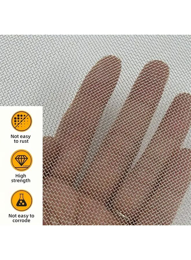 304 Stainless Steel Wire Mesh 2 5m x 60cm Fine Mesh Screen Rust Resistant - Image 4