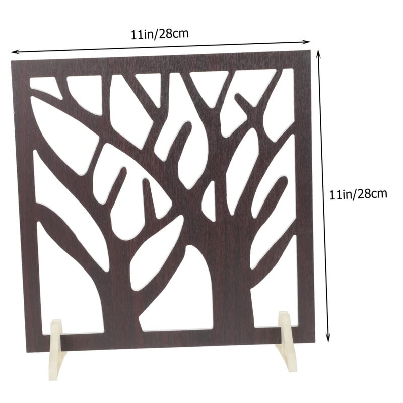 Oriental Style Vintage Window Photographic Background Board For Home Decoration Photography Background With Stand Black - Image 3