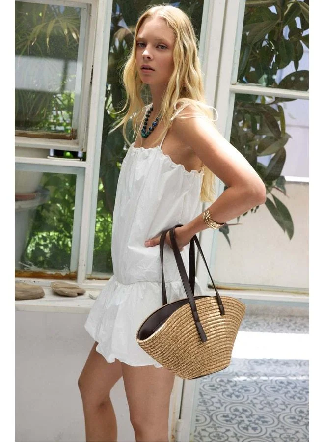 Shule Bags  Petit Wicker Shoulder Bag. for Women | Best Price UAE